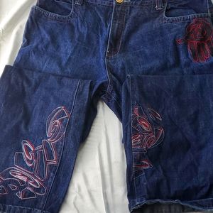 Miskeen Originals embroidered jeans sz40 waist